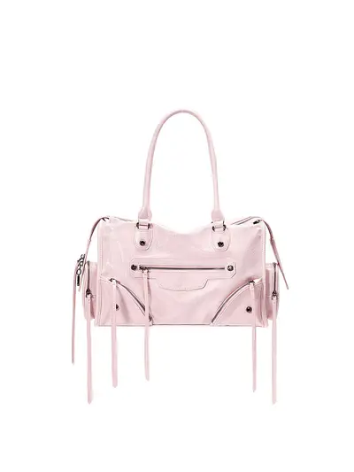 Women's Retro Motorcycle Small Square Bag with Rivets, Single Shoulder, Summer 2026 - 9