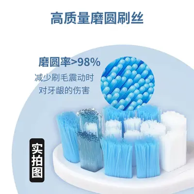 Replacement Brush Heads for Sonas Electric Toothbrush, Compatible with SN601/SN-P1/SN903/S - 3