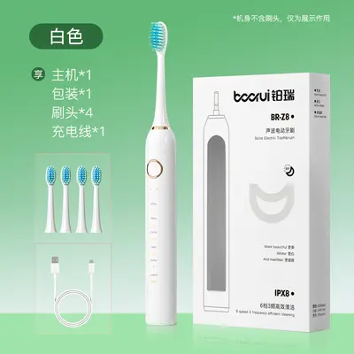 Electric toothbrush, fully automatic, smart sonic, rechargeable, soft bristles - 3