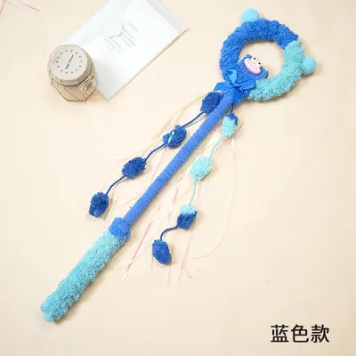 Dopamine Cat Teaser Wand with Cute Fairy Design and Squeaking Sound - 8