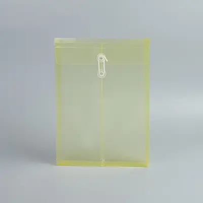Thick A4 Transparent File Bag, Drawstring, Large Capacity, Waterproof - 9
