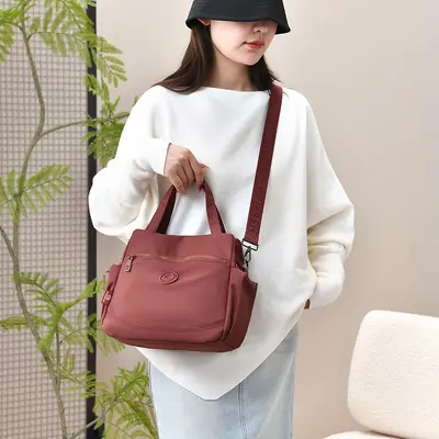 Nylon Multi-Layer Large Capacity Women's Shoulder Bag 2025 - 3
