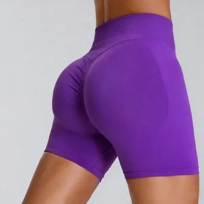 Kadın Yoga Şortu Üç Çeyrek Nefes Alabilir Kalça Kaldırıcı - 8