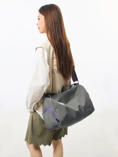 Sports Crossbody Bag Women Large Capacity Waterproof Travel Bag Couples Dry Wet Separation Yoga Swimming Fitness Bag Single Shoulder Bag