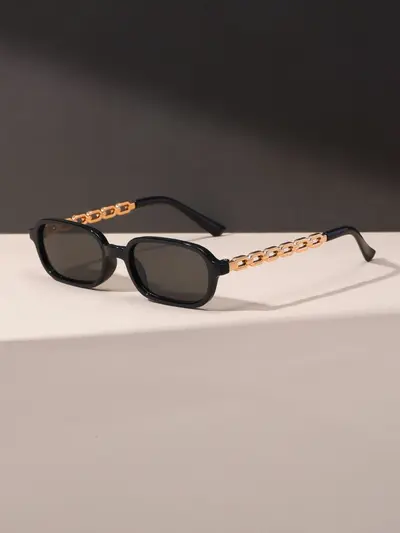 Square Small Frame UV Protection Sunglasses, 5-Pair Set - 8