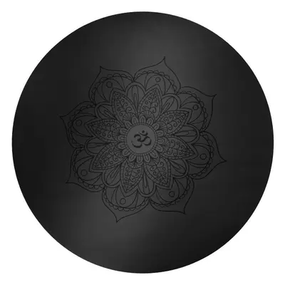PU+rubber yoga mat, round, thick, silent