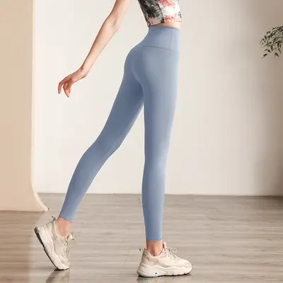 High-Waisted Butt-Lift Tummy-Control Shark Leggings - 8