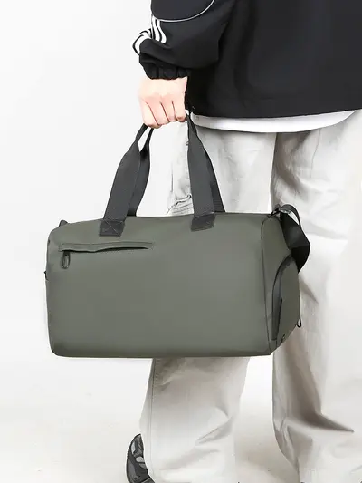 Short-distance Travel Bag Lightweight Luggage Handbag Fitness Bag Men's Dry-wet Separation Swimming Single Shoulder Bag Sports Crossbody Bag