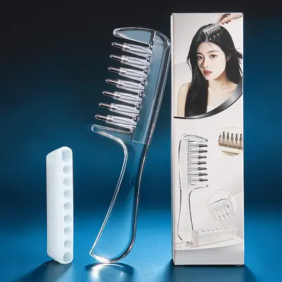 Minoxidil Compatible Scalp Applicator Comb with Roller Ball - 3