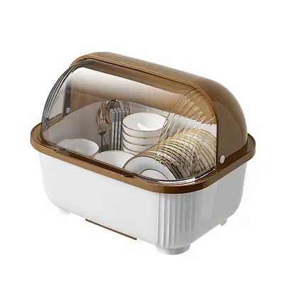 Küchenschrank für Schüsseln mit Deckel und Abtropfwanne