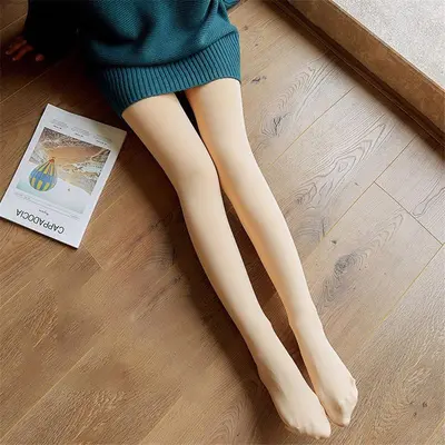Women's Fleece-Lined Thermal Leggings, Thickened, High-Waist - 7