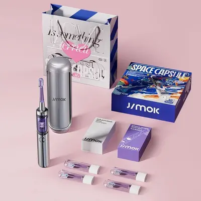 Jinmeike Electric Toothbrush for Adults, Fully Automatic, Soft Bristles, Gift Box Set - 3