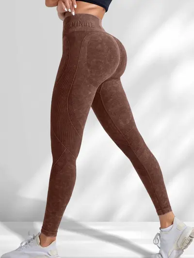 Seamless Women's Yoga Pants, Sand-Washed Quick-Dry, Combo Pack - 13