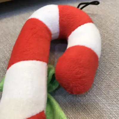 Sesli Noel Temalı Köpek Oyuncağı, Diş Çıkarma Dönemi İçin Dayanıklı Peluş