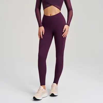Women's High-Waisted Seamless Yoga Pants, Cloud-Feel, Peach Hip Lift - 5