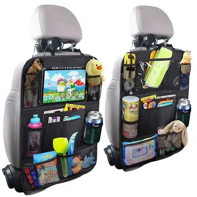 Car Seat Back Storage Bag, Multifunctional Vehicle Organizer
