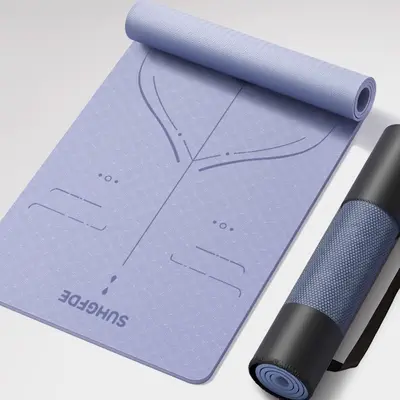 Fitness yoga mat, thick non-slip, unisex - 13
