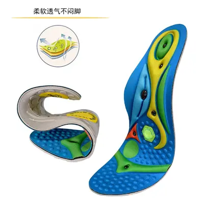 Magnetic Therapy Massage Insoles, Breathable, Shock-Absorbing, Arch Support - 4