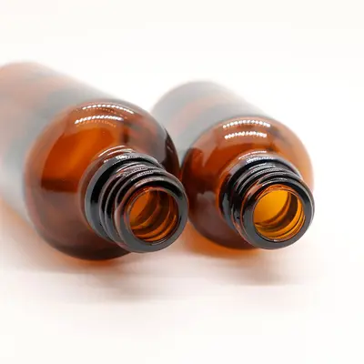 5-100 ml braune Glasflasche für ätherische Öle, langlebig, Umfüllflasche