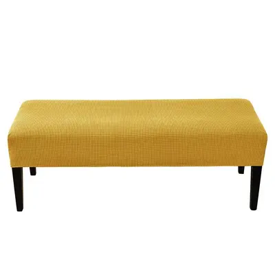 Cross-border Scandinavian corn velvet elastic counter cover home hotel piano counter dust cover bedside table cover - 9