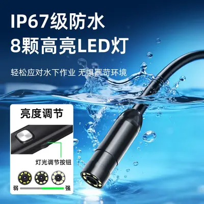 Endoskop kamera iPhone için, 3 megapiksel, su geçirmez, endüstriyel