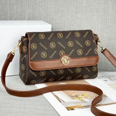 Women's Textured Handbag, Korean Style Crossbody Bag