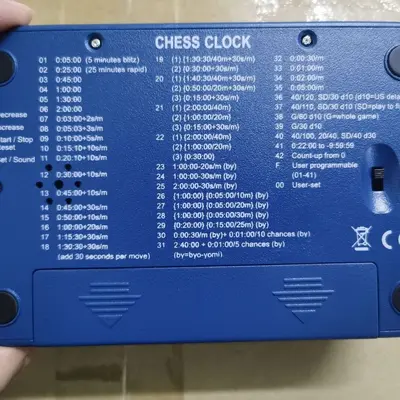 PS-1688 Chess Clock for Chinese Chess, Go and International Chess Tournaments