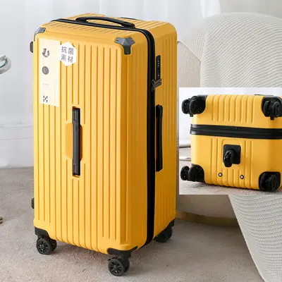 Wulun Large Capacity Trolley Luggage with Universal Wheels Travel Suitcase International Trip 30 Checked Baggage TSA Lock Carry-On Luggage 20 Inch