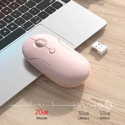 跨境工厂无线鼠标双模蓝牙轻音充电轻巧携带平板电脑通用现货批发