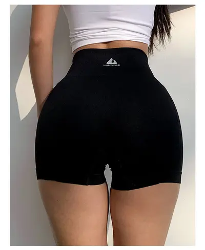 Women's High Waist Yoga Shorts, Tummy Control, Quick Dry Summer Sports Shorts - 7