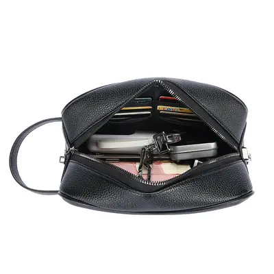 Men's Business Clutch Bag, Soft Leather, Large Capacity, PU Leather - 5