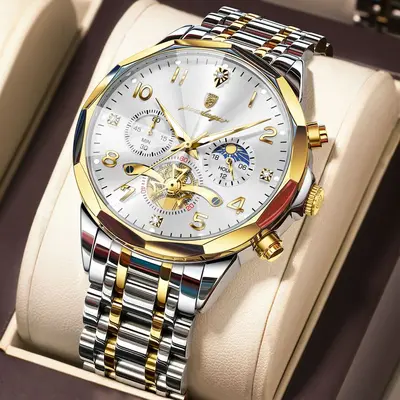 Herrenuhr, wasserdicht, Quarz, modernes Design - 13