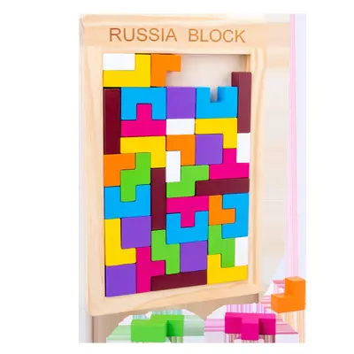 3D Tetris Büyük Yapı Blokları Çocuklar İçin Mantık Geliştirici Yapboz Oyuncak