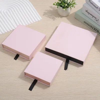 In Stock Transparent PE Film Suspended Box Jewelry Packaging Box Nail Art Display Box Accessory Drawer Box - 9
