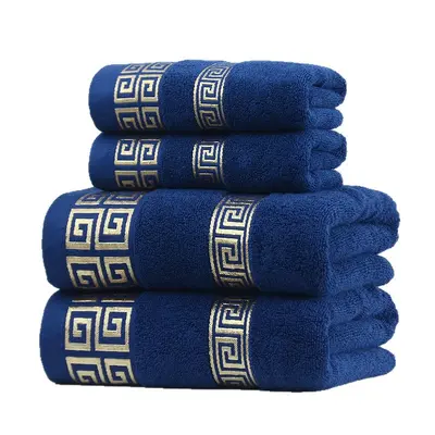Pure cotton bath towel set, soft and absorbent