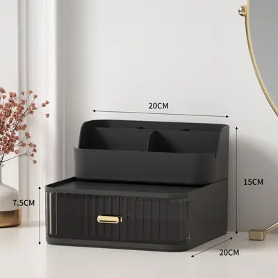 Luxury cosmetic storage box with drawers, dustproof - 10