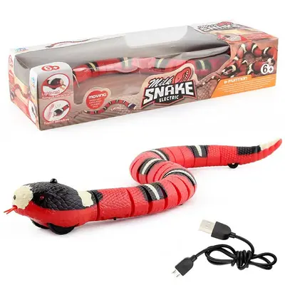 Electric Rechargeable Cat Toy, Snake Shape, Fall-Resistant - 7
