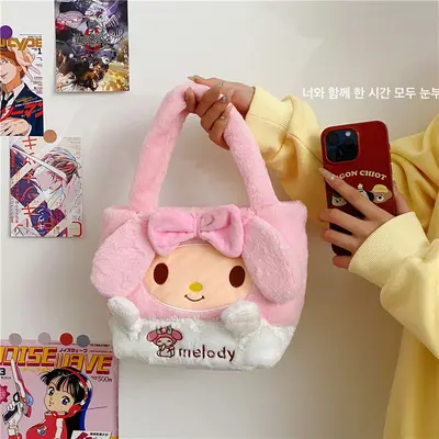 Plüsch-Cartoon-Handtasche mit Puppenfigur - 4