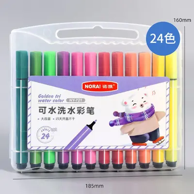 Noya washable watercolor pencils, triangle shaft, non-toxic - 9