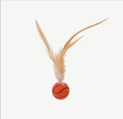 Katzen-Teaser-Stab mit elastischem Federball - 9