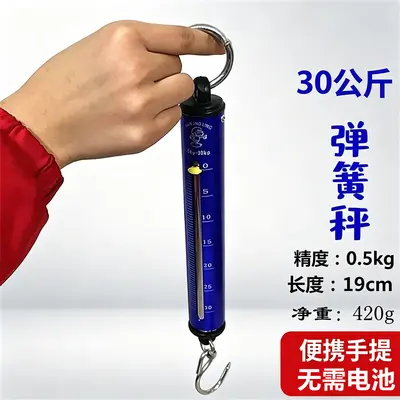 Mechanical Spring Hook Scale 5kg 10kg Portable Hand Scale - 8