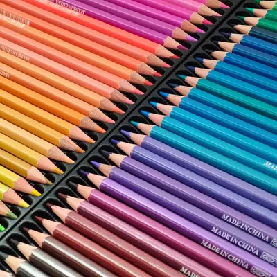 Professionelles Ölpastell-Buntstift-Set 72 Farben mit Metallbox für Kunstmalerei und Handzeichnungen