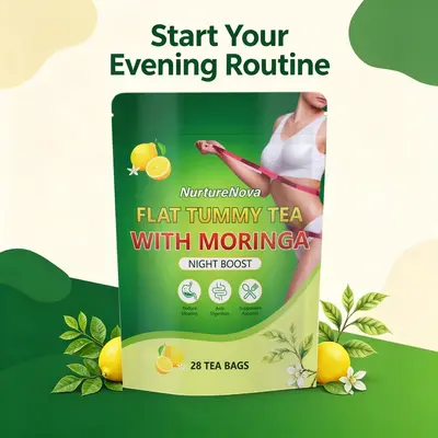 FLAT TUMMY Herbal Tea with Moringa