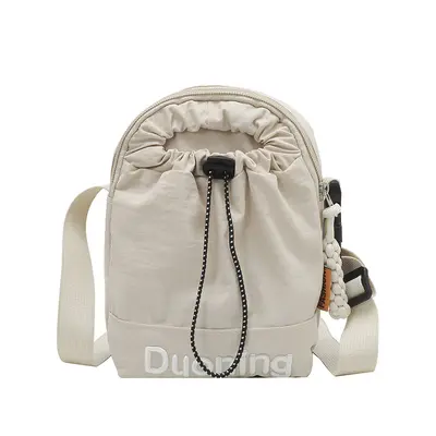 2025 New Crossbody Water Bottle Bag Lightweight Walking Shoulder Bag Mobile Phone Small Bag Fabric Fashion Simple Casual Single Shoulder Bag - 7