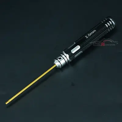 PYFORE RC model tornavida seti, titanyum kaplı altıgen iç anahtar, 3 parça - 7