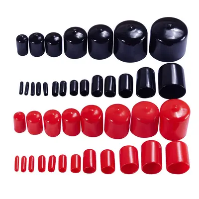 Transparent Rubber Screw Protective Cap, Coloured, PVC Dip-Coated, Elastic - 6