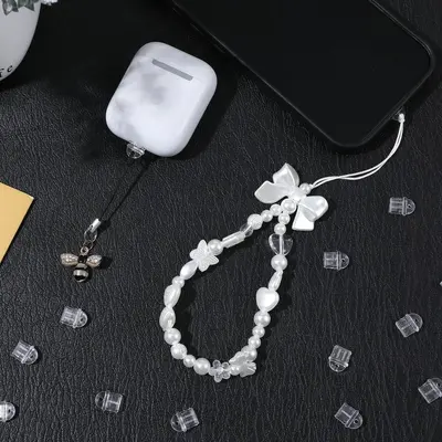 DIY transparent Type-C charging port dust cap decorative earphone jack