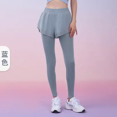 Kadın yoga taytı, yüksek belli, cep, çıplak hissi - 9