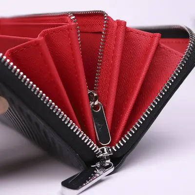 Men's Long Wallet with Zipper, Large Capacity Clutch Wallet - 4