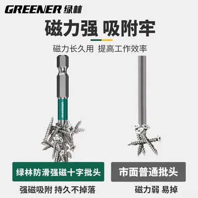 Cross screwdriver bits set, strong magnetic, high hardness, electric compatible - 4